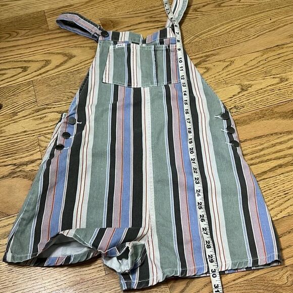RVCA TOWNHOUSE MULTICOLORED OVERHALLS SIZE XS‎ - Picture 10 of 11